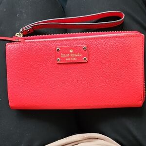 Kate Spade Vibrant Red Wristlet
